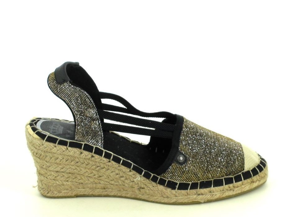 Espadrille a clearance talon compensé