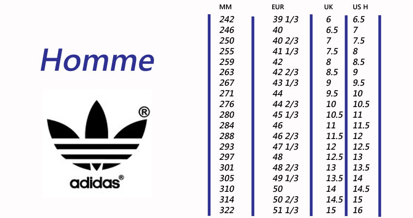 adidas campus taille grand ou petit